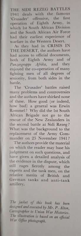 The Sidi Rezeg Battles 1941 by J. A. I. Agar-Hamilton(Editor-in-chief) & L. C. F. Turner(Assistant)