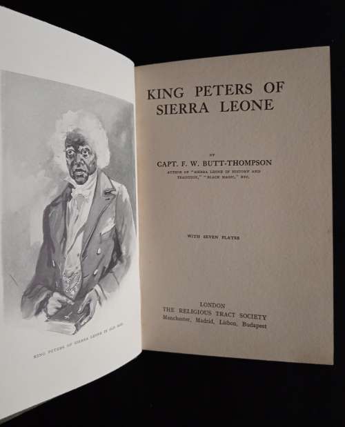 King Peters of Sierra Leone by Capt. F. W. But-Thompson