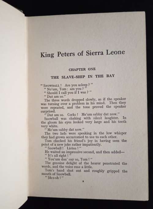 King Peters of Sierra Leone by Capt. F. W. But-Thompson