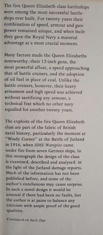 Warship Monographs(Monograph 2) Queen Elizabeth Class by John Campbell