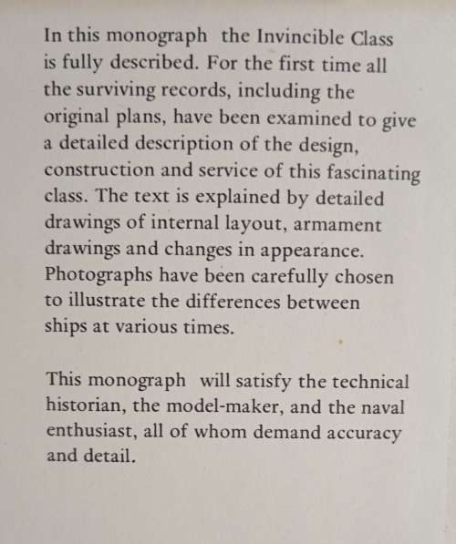 Warship Monographs(Monograph 1) Invincible Class by John A. Roberts