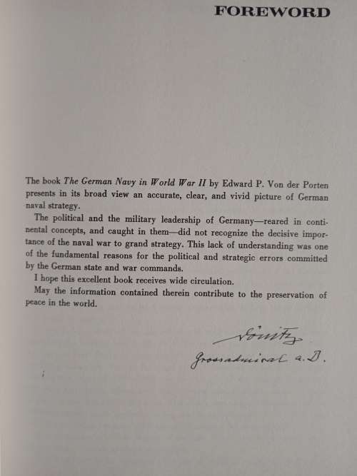 The German Navy in World War II by Edward P. Von der Porten