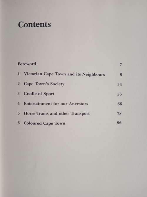 Fish Horns & Hansom Cabs: Life in Victorian Cape Town by Eric Rosenthal
