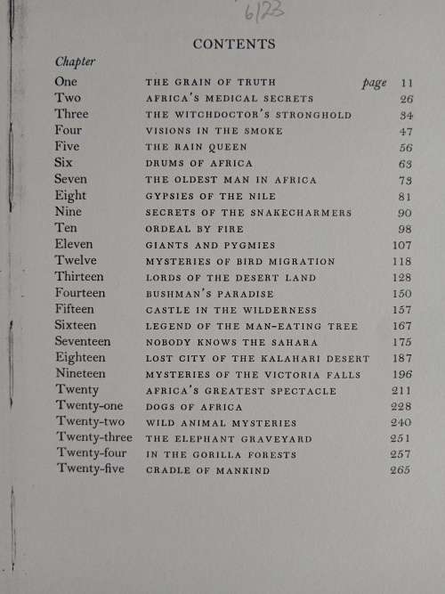 Old Africa`s Last Secret by Lawrence G. Green