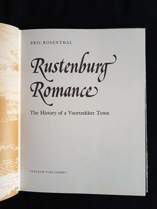 Rustenburg Romance by Eric Rosenthal