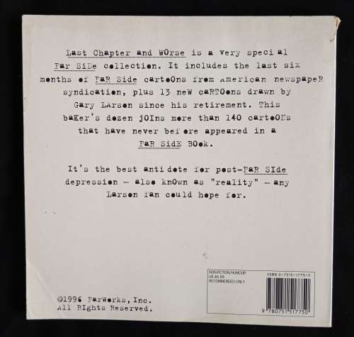 Last Chapter & Worse by Gary Larson