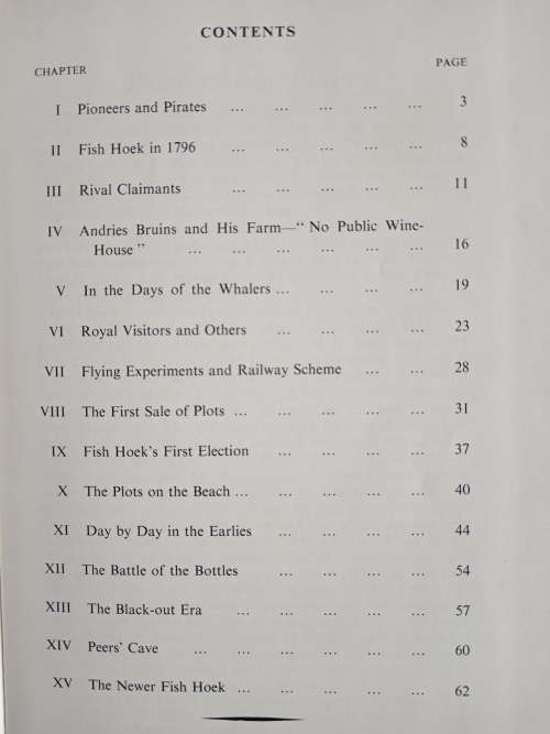 A History of Fish Hoek 1818-1968 by Eric Rosenthal