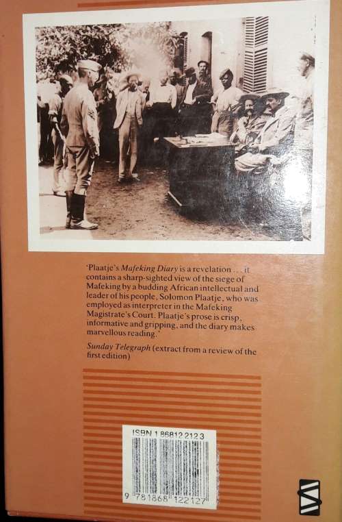 Mareking Diary - Sol Plaatjie - Edited by John L Comaroff