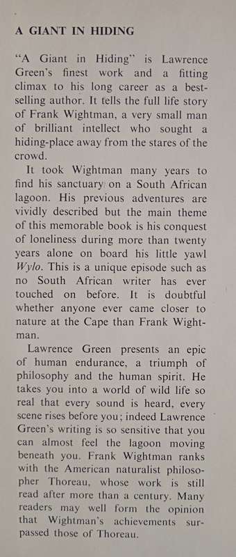 A Giant in Hiding by Lawrence G. Green