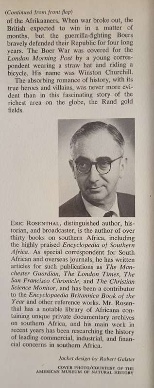 Gold! Gold! Gold! The Johannesburg Gold Rush by Eric Rosenthal