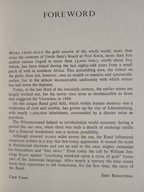 Gold! Gold! Gold! The Johannesburg Gold Rush by Eric Rosenthal