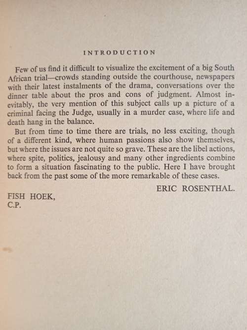 Apology Refused by Eric Rosenthal