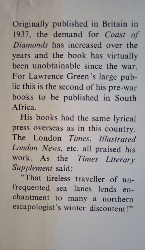 The Coast of Diamonds by Lawrence G. Green