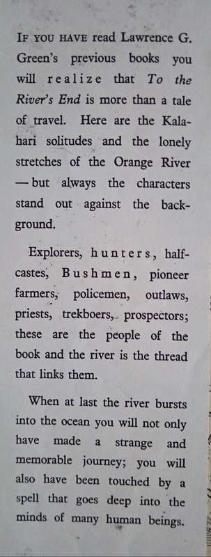 To the River`s End by Lawrence G. Green