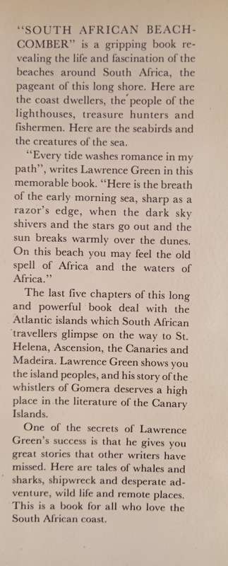 South African Beachcomber by Lawrence G. Green