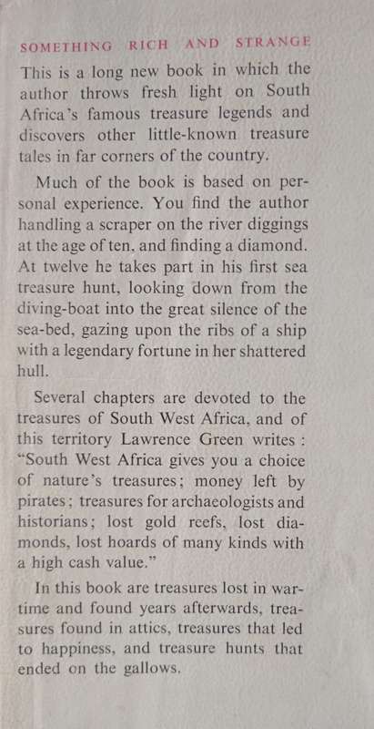 Something Rich & Strange by Lawrence G. Green