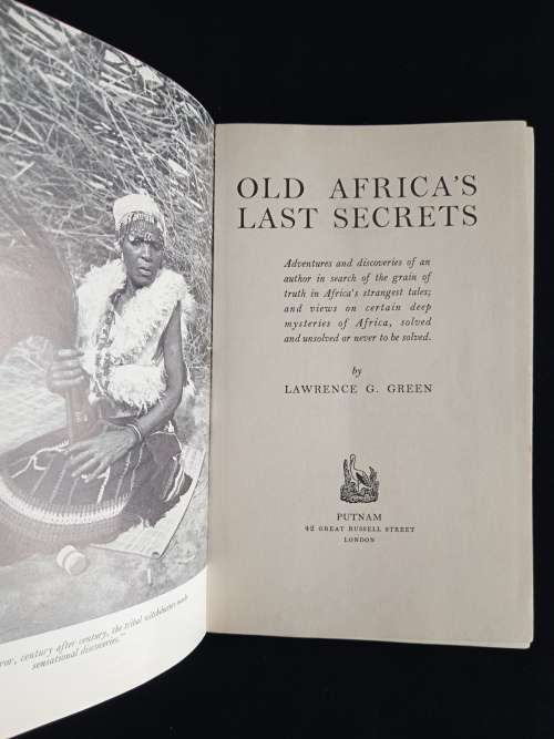 Old Africa`s Last Secrets by Lawrence G. Green
