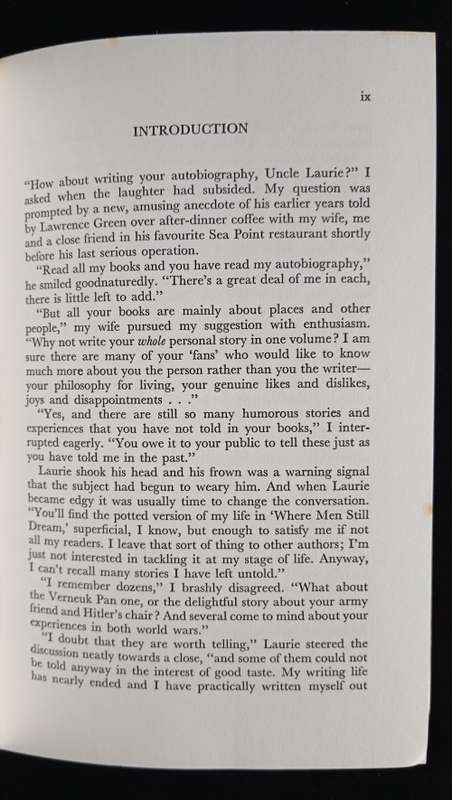 Lawrence Green: Memories of a Friendship by John W. Yates-Benyon