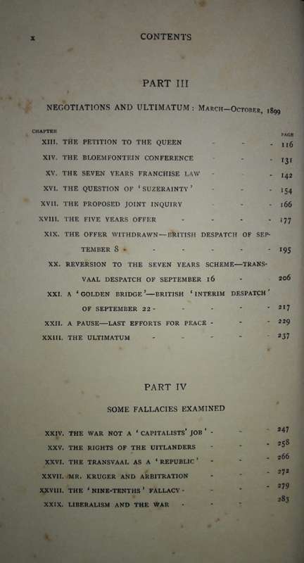 Rights and Wrongs Of The Transvaal War - Edward T Cook