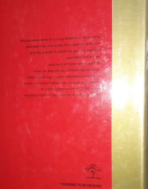 Autobiography - -Dr E G Malherbe