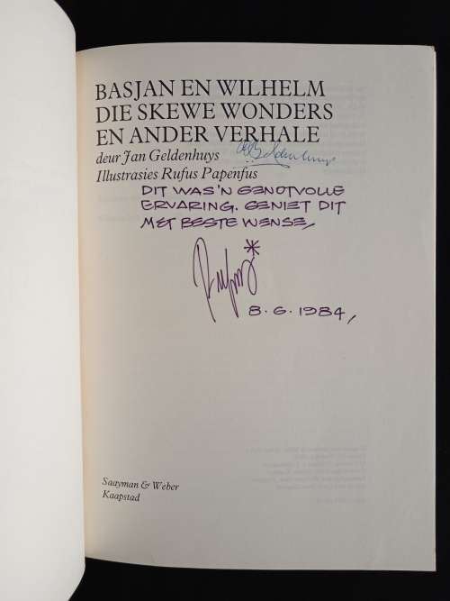 Bashan & Wilhelm: Die Skewe Wonders & ander verhale by Jan Geldenhuys & Rufus Papenfus(Illustrator)