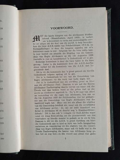 Gedenkboek Ter Eere van die Genootskap van Regte Afrikaners(1875-1925)
