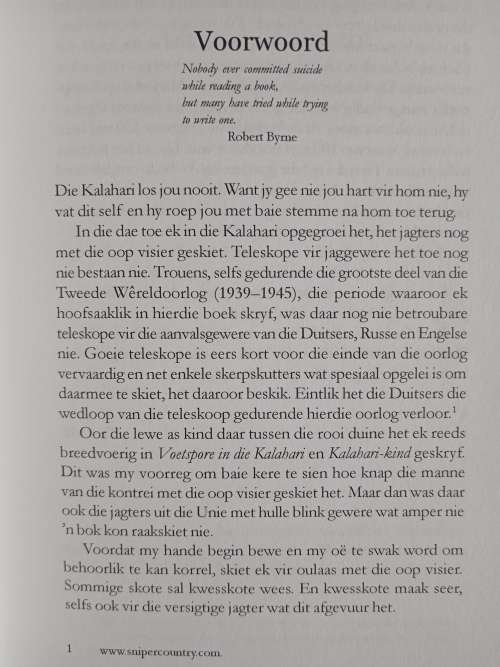Kalaharijoernaal by Willem D. Kotzé
