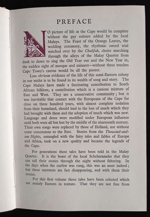 Tales from the Malay Quarter by I. D. du Plessis