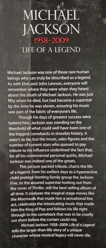 Michael Jackson 1958-2009: Life of a Legend by Michael Heatley