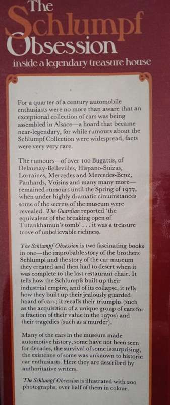 The Schlumpf Obsession inside a legendary treasure house by Denis Jenkinson & Peter Verstappen