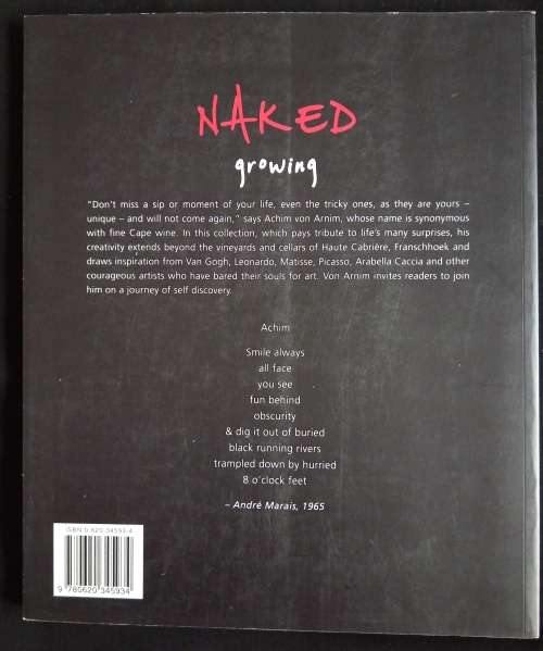 Naked: Verse, Prose & Paintings 1965-2005 by Achim von Arnim