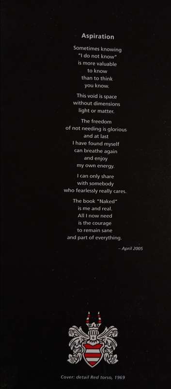 Naked: Verse, Prose & Paintings 1965-2005 by Achim von Arnim
