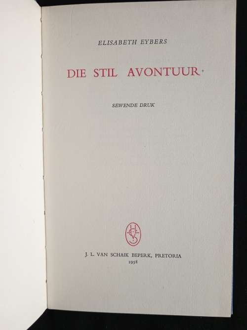 Die Stil Avontuur by Elisabeth Eybers