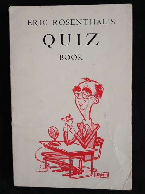 Eric Rosenthal`s Quiz Book by Eric Rosenthal