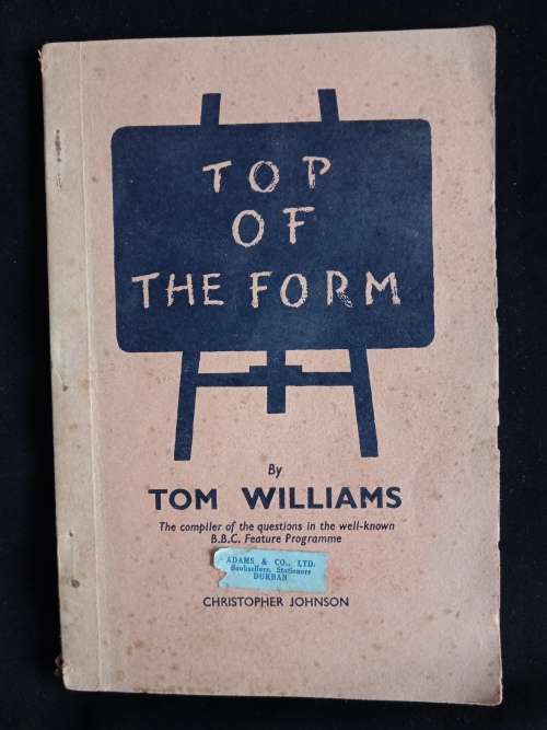 Top of the Form by Tom Williams