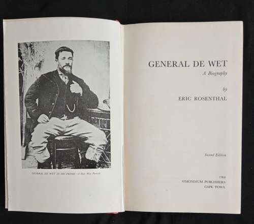General de Wet: A Biography by Eric Rosenthal