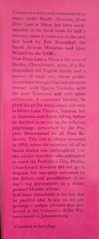 From Drury Lane to Mecca by Eric Rosenthal