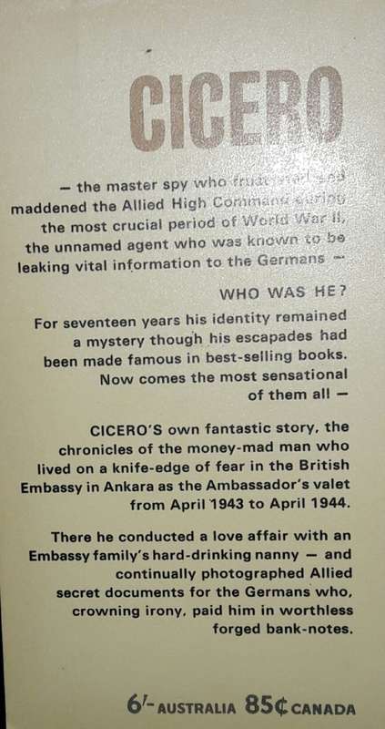 I Was Cicero - Elyesa Bazna in collaboration with Hans Nogly