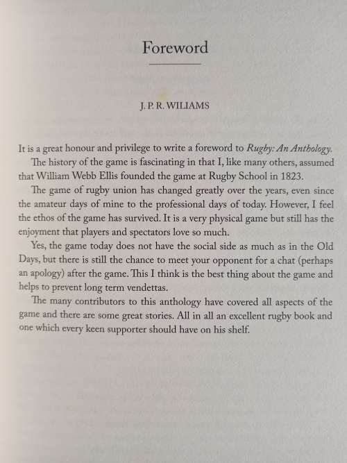 Rugby: An Anthology - The Brave, the Bruised & the Brilliant by Brian Levison