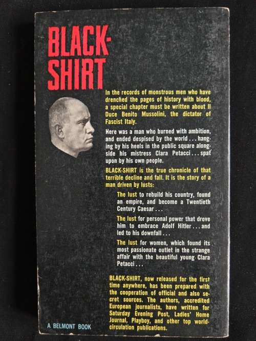 Black-Shirt: The Decline & Fall of a Dictator by Graham Fisher & Michael McNair-Wilson