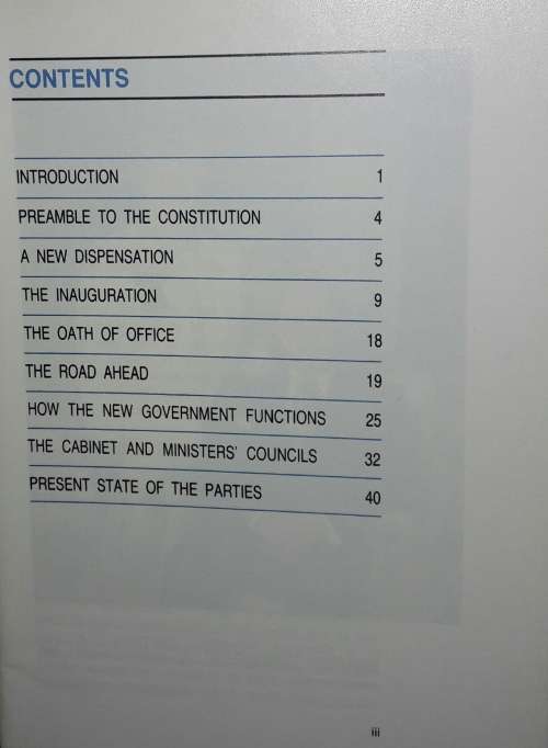 The New Parliament Department of Foreign Affairs