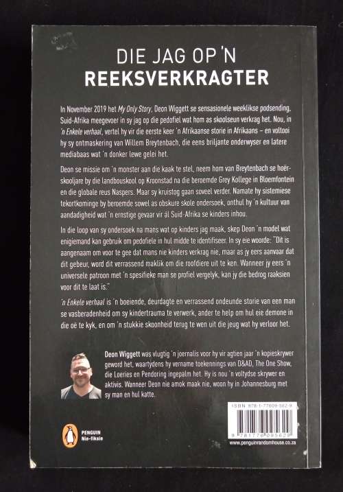 ń Enkele verhaal: Die Jag op ń Reeksverkragter by Deon Wiggett