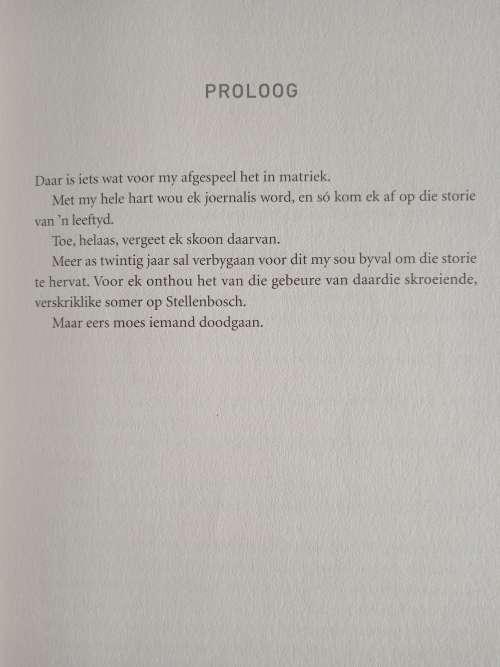 ń Enkele verhaal: Die Jag op ń Reeksverkragter by Deon Wiggett