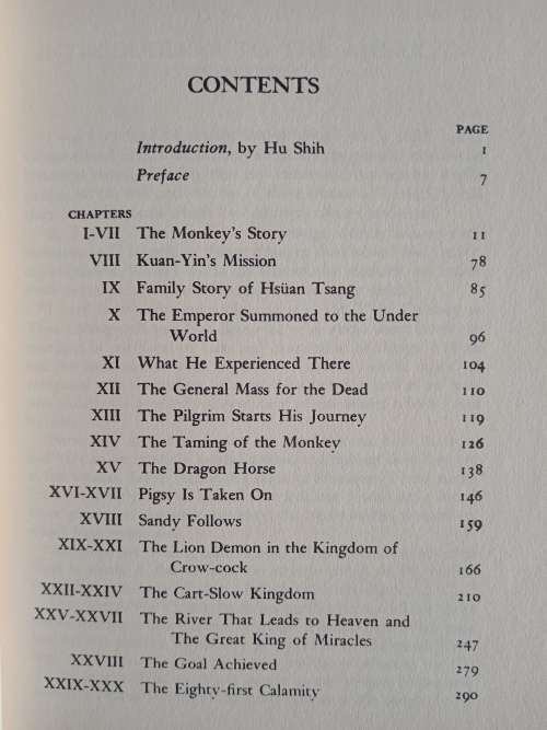 Monkey by Wu Ch`êng-ên - Translated by Arthur Waley