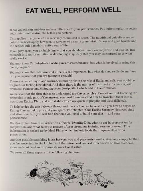 Food for Sport Cookbook by Christine Roberts & Karen Inge