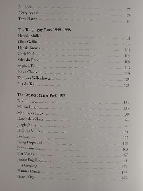 South Africa`s Rugby Legends: The Amateur Years by Chris Schoeman