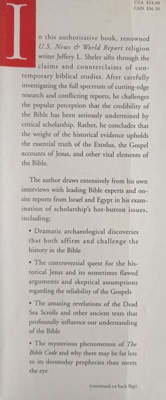 Is The Bible True? by Jeffrey L. Sheler