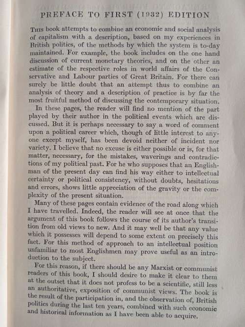 The Coming Struggle for Power by John Strachey