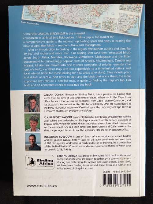 Southern African Birdfinder by Callan Cohen, Claire Spottiswoode & Jonathan Rossouw