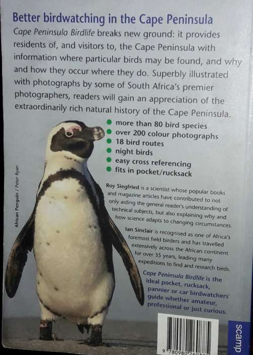 Cape Peninsula Birdlife - Roy Siegfried & Ian Sinclair